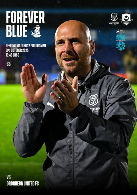 Waterford F.C Programme v Drogheda United