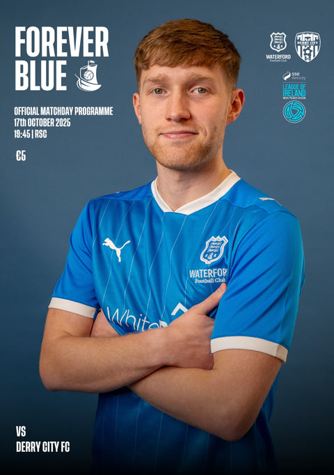 Waterford F.C Programme v Derry City