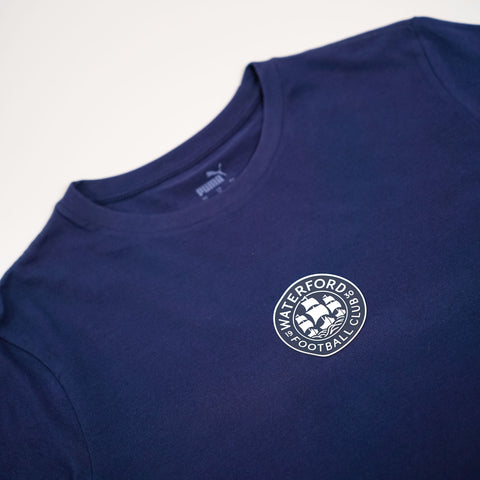 Waterford FC - Navy Crest Tee 2026