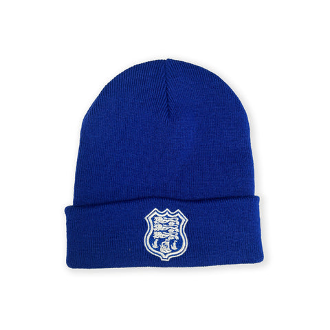 Crest Cuffed Beanie - Royal