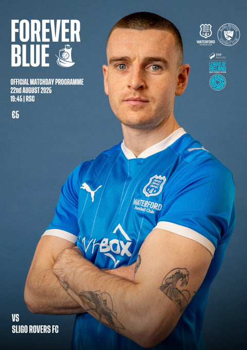Waterford F.C Programme v Sligo Rovers