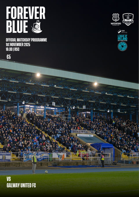 Waterford F.C Programme v Galway United